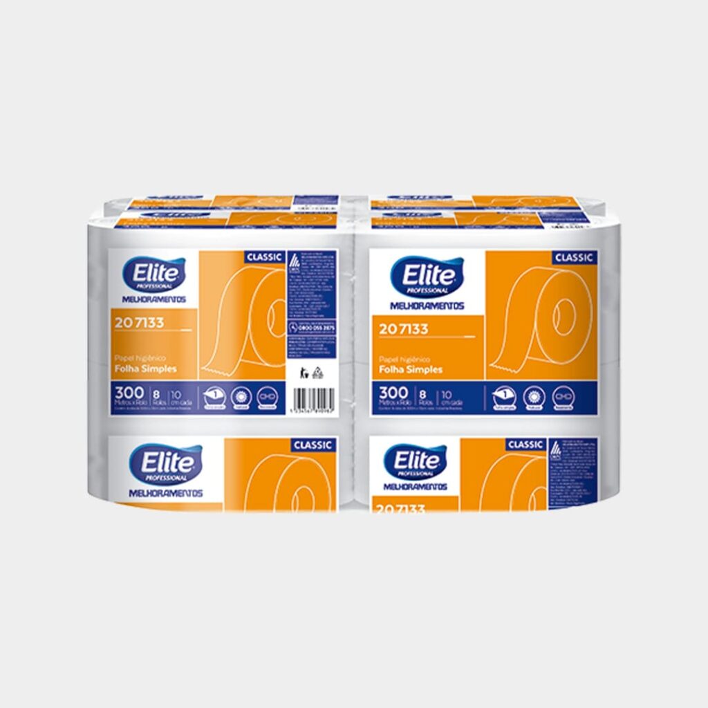 Papel higiênico rolo classic fs 8x300