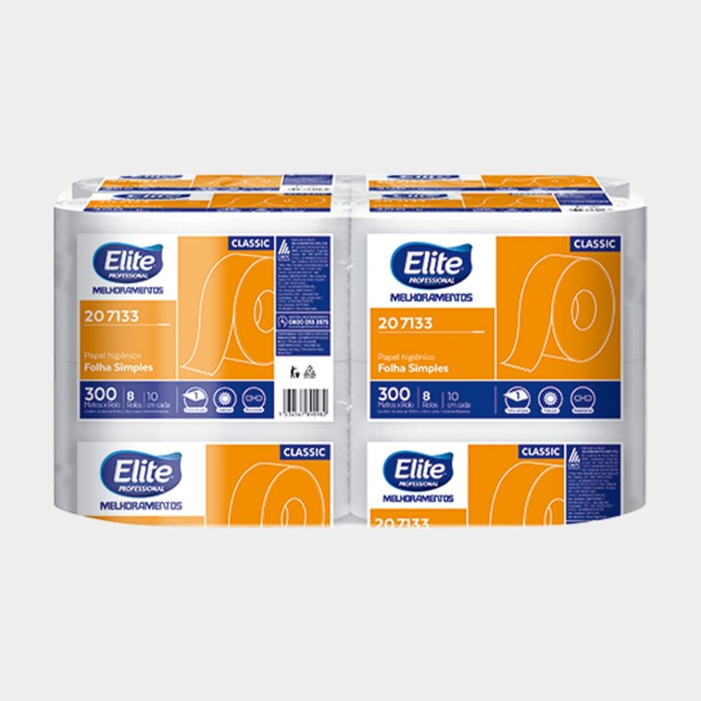 Papel higiênico rolo excellence fd 8x300
