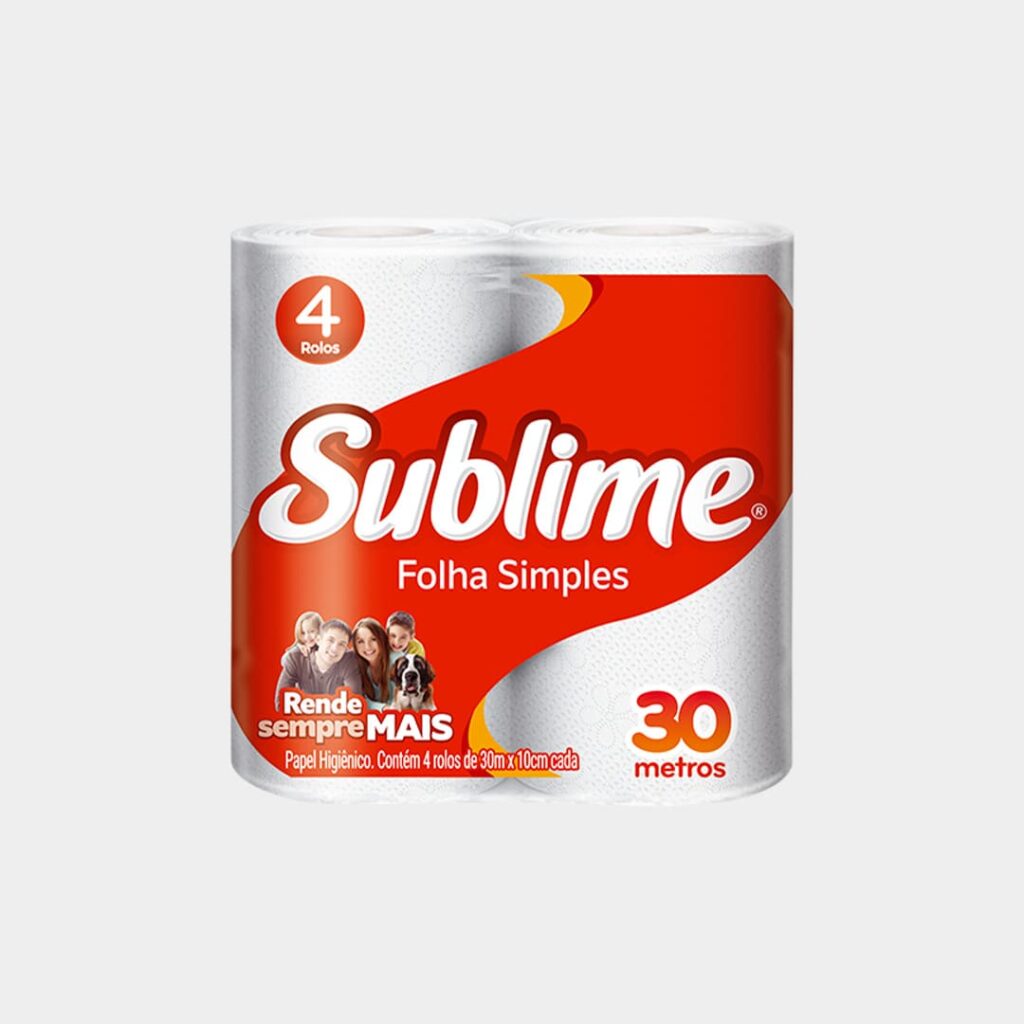 Papel higiênico sublime fs 30m 16x4