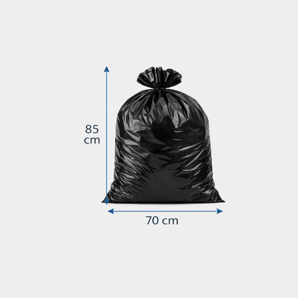 Saco de Plástico para Lixo 100 Litros 85 cm x 70 cm