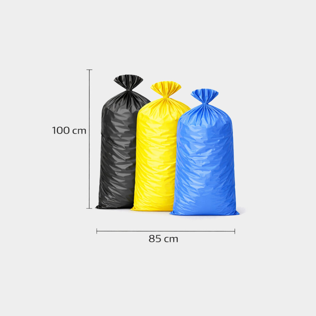 Saco de Plástico para Lixo 200 Litros 110 cm x 85 cm