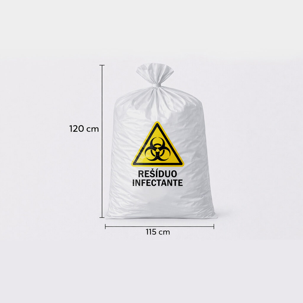 Saco de Plástico Infectante 240 Litros