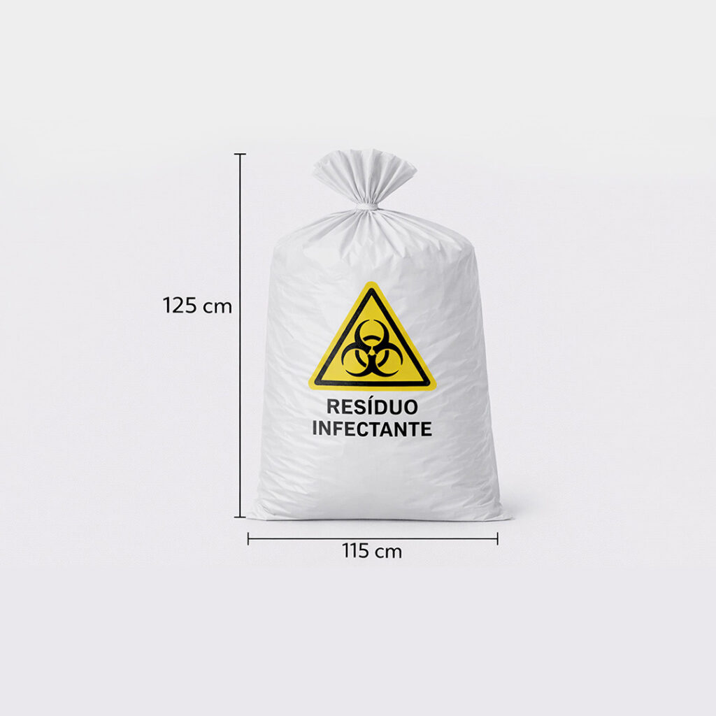 Saco de Plástico Infectante 300 Litros