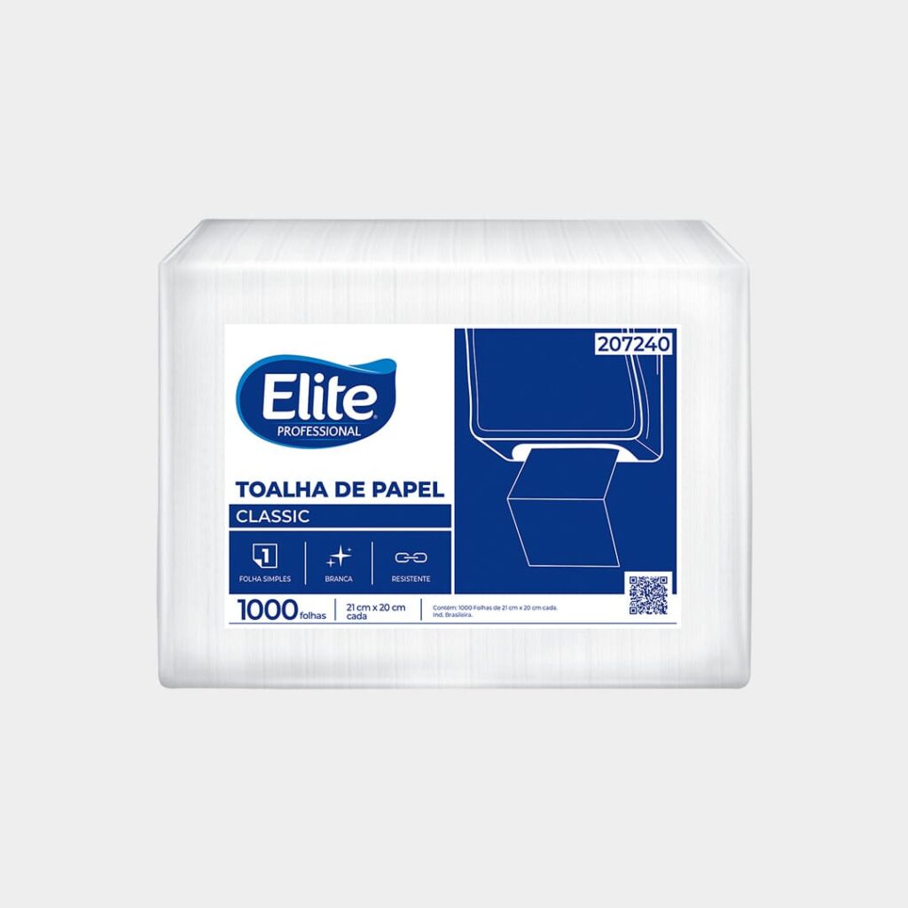 Toalha de papel interfolhado classic fs 12x1000