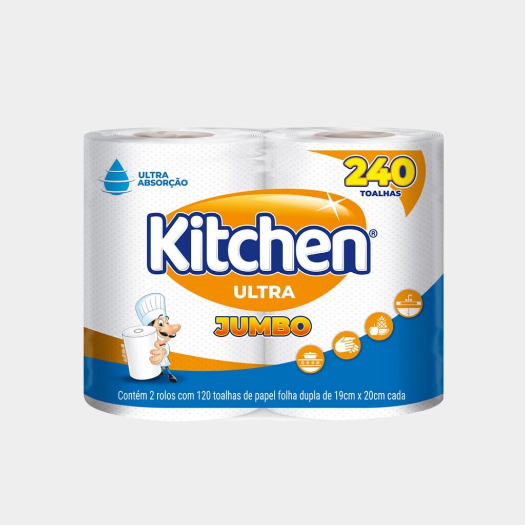 Toalha de papel kitchen fd 240fls 2x10