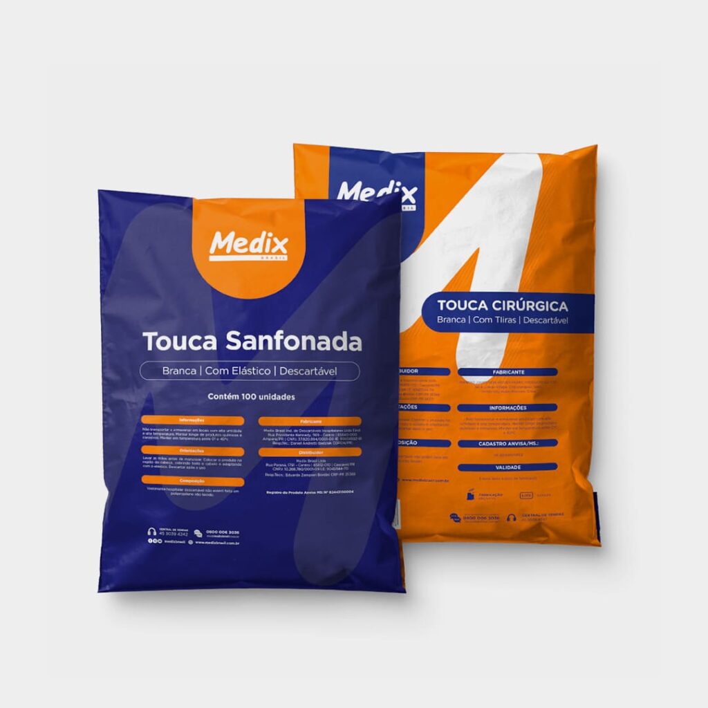 Touca Sanfonada com Elástico Simples
